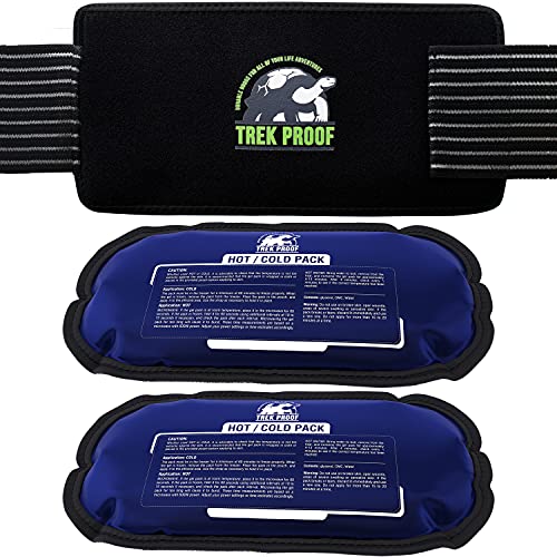 Ice Pack with wrap - Hot and Cold Therapy Reusable Gel Ice Pack Helps Allevia...