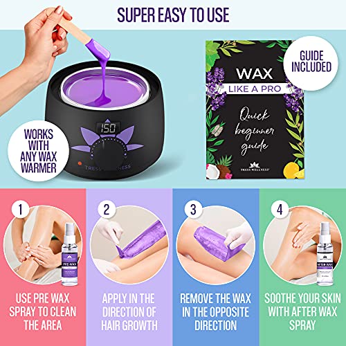 Tress Wellness Hard Wax Beans Wax Beads 21oz - Painless Coarse Hair Removal -...