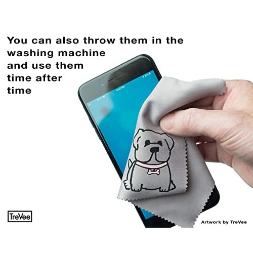 TreVee Microfiber Cleaning Cloth - Microfiber Cloth Fabric Cleaner for Polish...