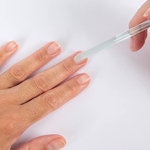 TRIM Dual Ended Glass Cuticle Tool with Storage Case – Gently Removes Cuticle...