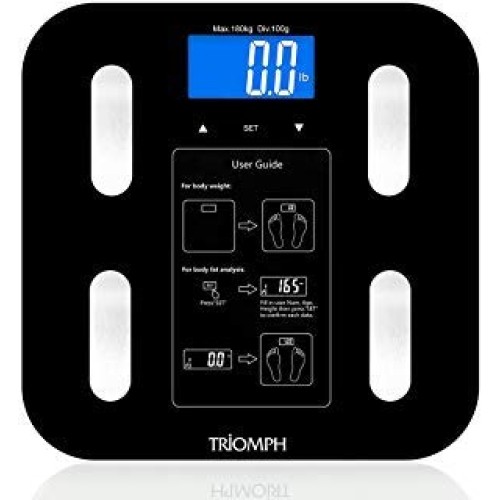 Triomph Body Fat Scale, Digital Bathroom Scale Body Composition Analyzer with...