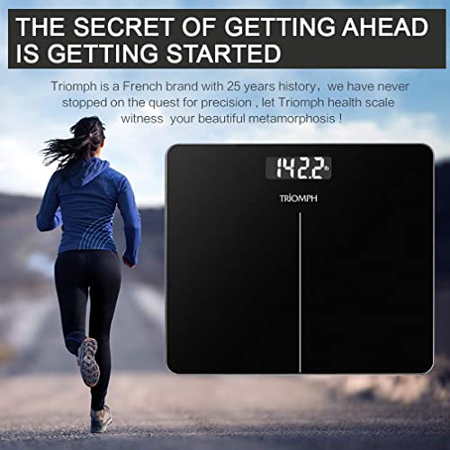 Triomph Digital Body Weight Bathroom Scale - Upgraded High Accuracy Measureme...