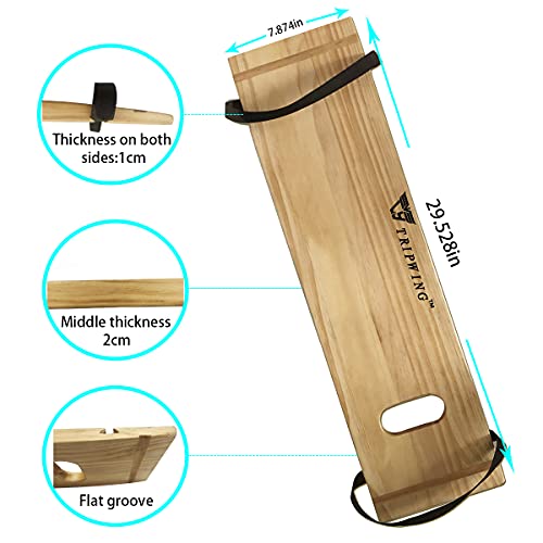 TripWing Transfer Board with Wooden Tenon Design and with Handles On Both Sid...