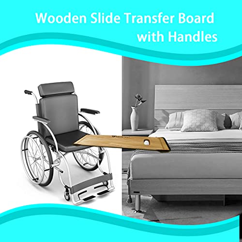TripWing Transfer Board with Wooden Tenon Design and with Handles On Both Sid...