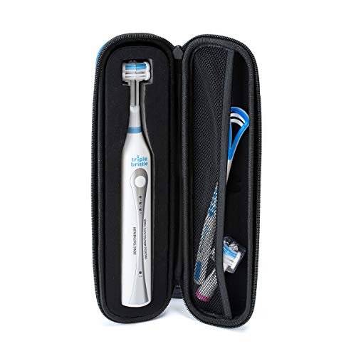 Triple Bristle™ Toothbrush Travel Case | Portable, Breathable & Hard Protecti...