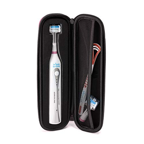 Triple Bristle™ Toothbrush Travel Case | Portable Breathable Toothbrush Hard ...
