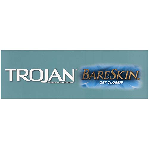 Trojan Bareskin Thin Premium Lubricated Condoms - 24 Count