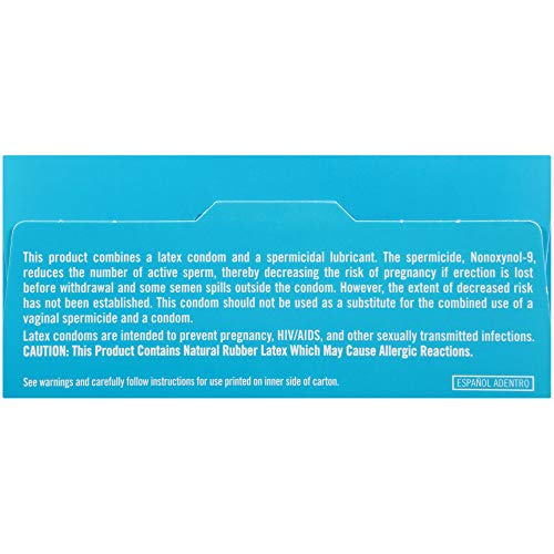 Trojan ENZ Armor Spermicidal Lubricated Condoms - 36 Count