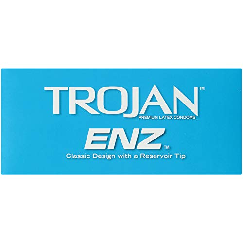 TROJAN ENZ Condoms For Contraception Plus STI Protection, 36 Count, 1 Pack