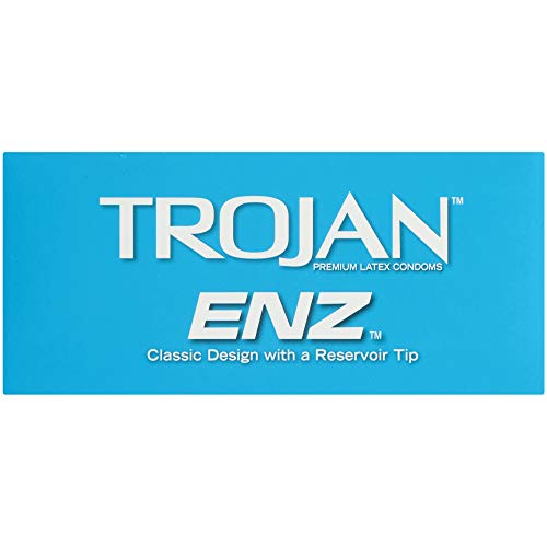 TROJAN ENZ Condoms For Contraception Plus STI Protection, 36 Count, 1 Pack