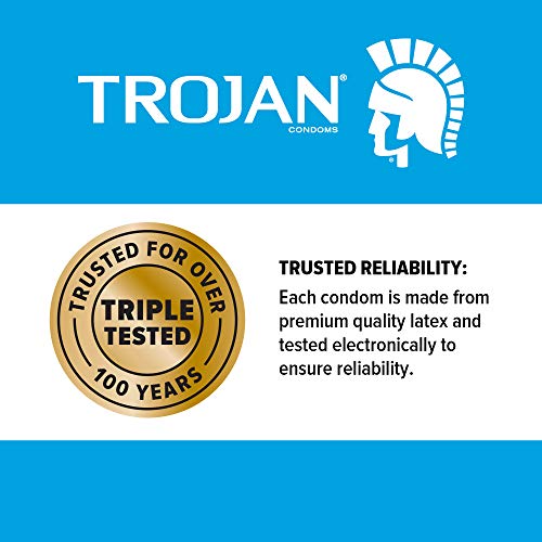 Trojan Extended Pleasure Condoms with Desensitizing Lubricant - 12 Count