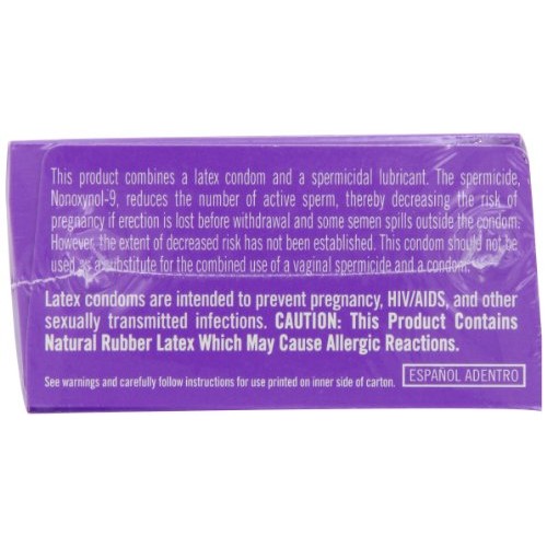 Trojan Her Pleasure Condoms With Spermicidal Lubricant - 12 Count