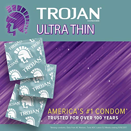 Trojan Ultra Thin Premium Lubricated Condoms - 36 Count