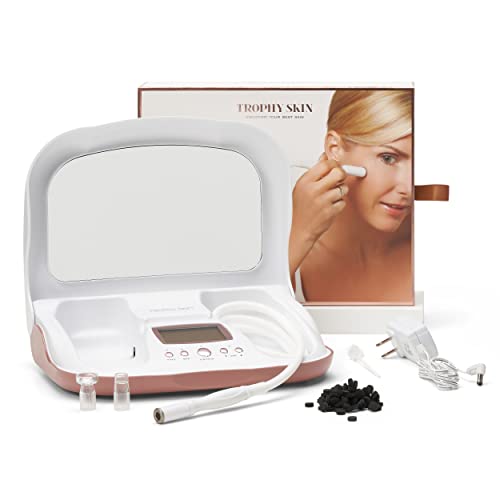 Trophy Skin MicrodermMD - At Home Microdermabrasion Machine - Spa Kit for Wom...
