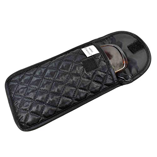 Quilted Cosmetic Bag with a Mirror & Soft Eyeglass Case Essential Duo Set in ...
