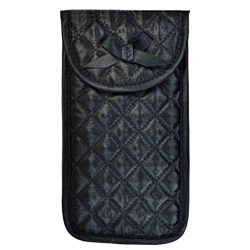 Quilted Cosmetic Bag with a Mirror & Soft Eyeglass Case Essential Duo Set in ...