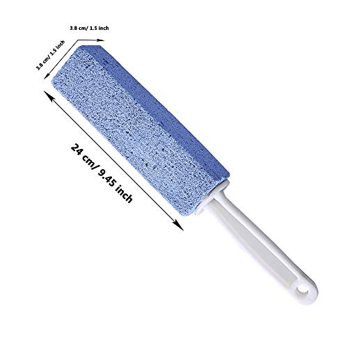 Trounistro 6 Pack Pumice Cleaning Stone with Handle for Kitchen, Pool, Bathro...