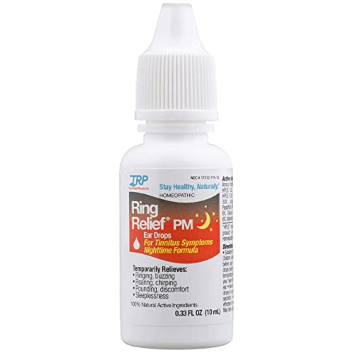 Ring Relief PM Ear Drops for Ringing in The Ears and Tinnitus Symptoms, Night...