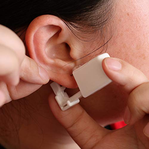 4 PCS Disposable Ear Piercing Kit,Home Ears Piercing Gun Kit Tool with Earrin...