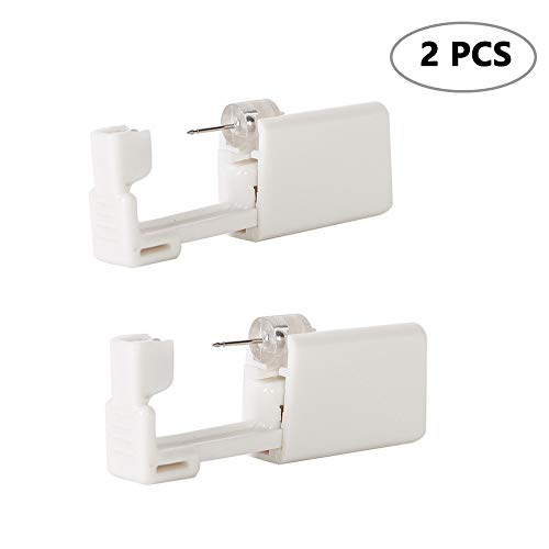 Trrut 2 Pcs Disposable Self Ear Piercing Gun Kit,Ear Piercing Units Tool with...