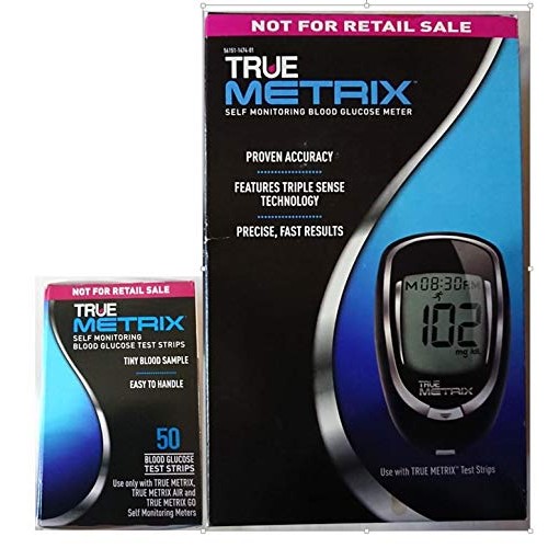TRUE METRIX Meter Only plus 50 METRIX Test Strips