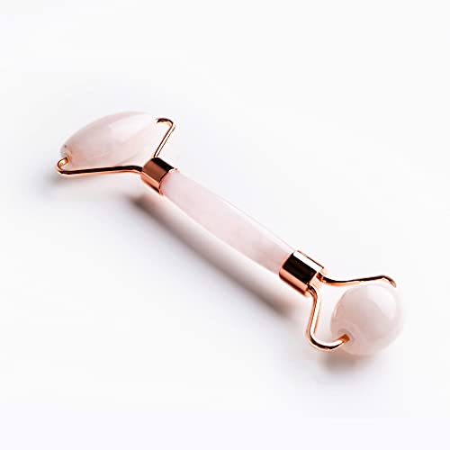 Rose Quartz Face Roller - Face Massage Tool for Anti Aging and Natural Beauty...