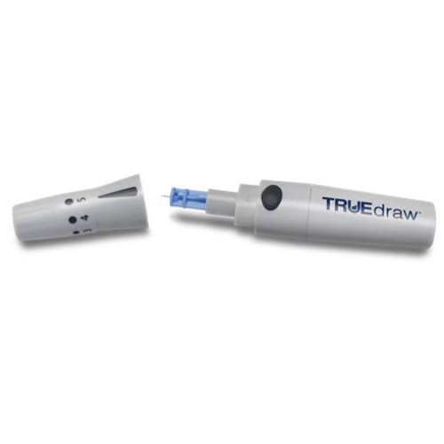 TRUEdraw® Lancing Device + 2 x 100ct 30g TRUEplus® Lancets + TRUEplus® Log Book