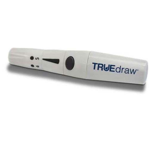 TRUEdraw® Lancing Device + 2 x 100ct 30g TRUEplus® Lancets + TRUEplus® Log Book