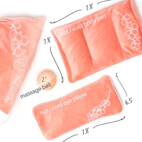 Relaxation Gifts for Women - Hot / Cold Himalayan Salt Microwavable Heat Pad,...