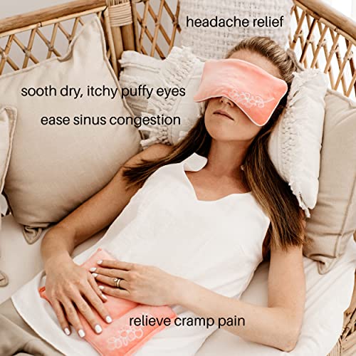 Relaxation Gifts for Women - Hot / Cold Himalayan Salt Microwavable Heat Pad,...