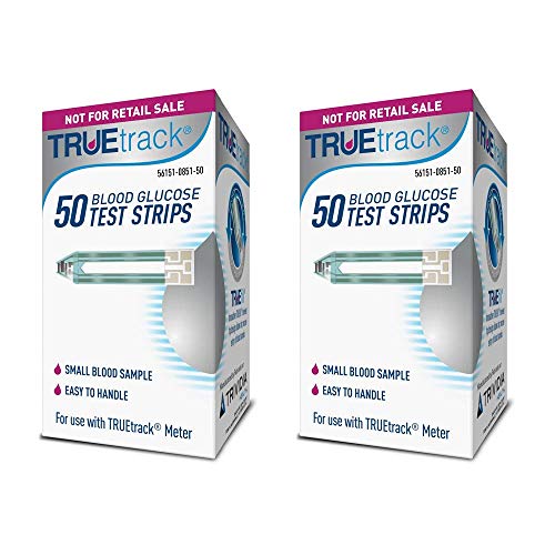 TrueTrack Test Strips 50 ct (Pack of 2) by TrueTrack