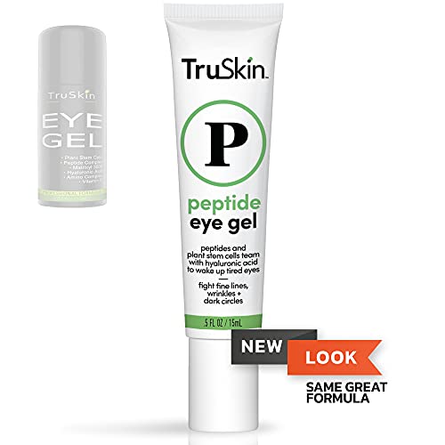 TruSkin Eye Gel Advanced Formula, Plant Based with Hyaluronic Acid and Vitami...