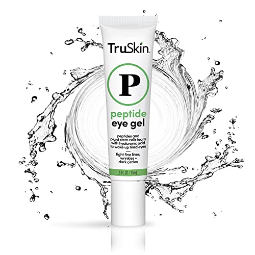 TruSkin Eye Gel Advanced Formula, Plant Based with Hyaluronic Acid and Vitami...