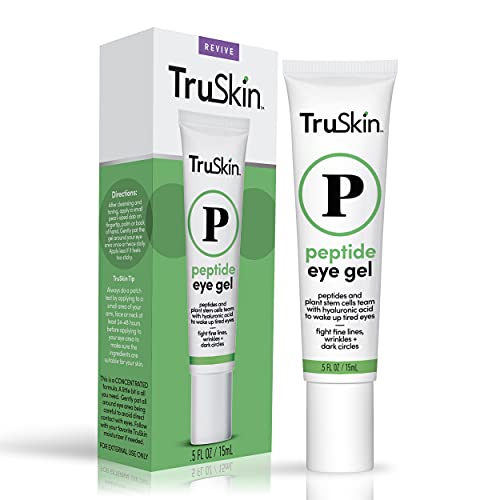 TruSkin Eye Gel Advanced Formula, Plant Based with Hyaluronic Acid and Vitami...