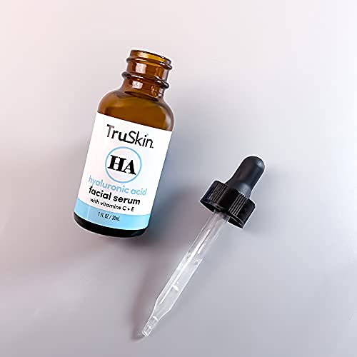 TruSkin Hyaluronic Acid Serum for Face with Vitamin C, Vitamin E and Green Te...