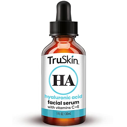 TruSkin Hyaluronic Acid Serum for Face with Vitamin C, Vitamin E and Green Te...