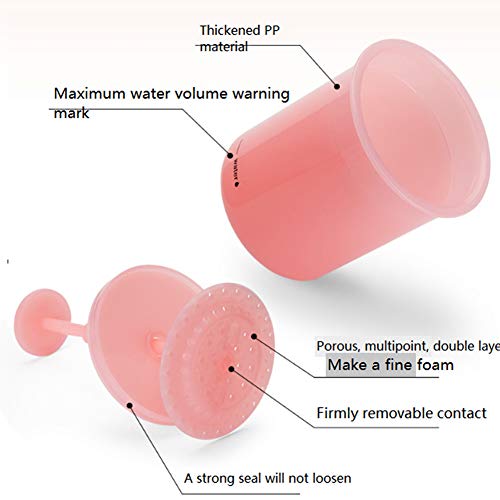 Trusway Foam Cup Whip Bubble Maker Home Travel Face Washing Facial Cleanser F...