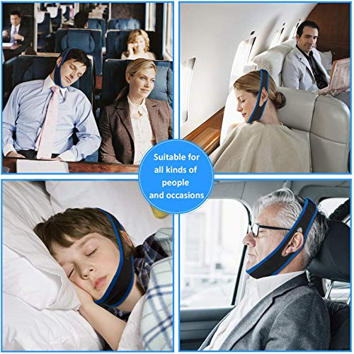 Anti Snoring Chin Strap for Sleep, Stop Snoring Chin Strap for Cpap Users, Ad...