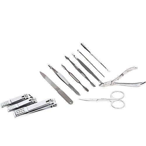 Tseoa Manicure, Pedicure Kit, Nail Clippers, Professional Grooming Kit, Nail ...