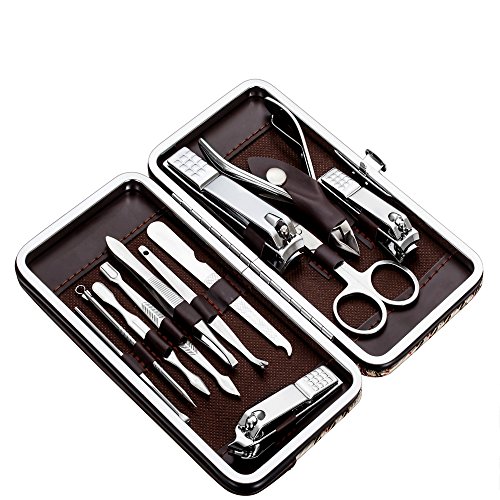 Tseoa Manicure, Pedicure Kit, Nail Clippers, Professional Grooming Kit, Nail ...