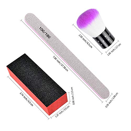 Nail Buffers Blocks, TsMADDTs 13pcs Nail Files and Buffers Sanding Buffer for...