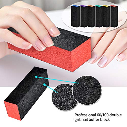 Nail Buffers Blocks, TsMADDTs 13pcs Nail Files and Buffers Sanding Buffer for...