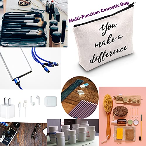 TSOTMO OT Occupational Therapy Cosmetic Bag You Make A Difference OT Makeup B...