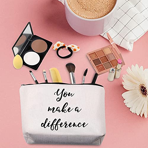 TSOTMO OT Occupational Therapy Cosmetic Bag You Make A Difference OT Makeup B...