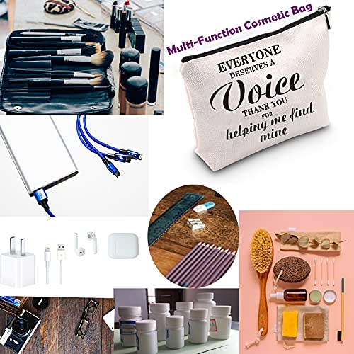 TSOTMO Speech Therapist Gift Speech Therapist Appreciation Makeup Bag Everyon...