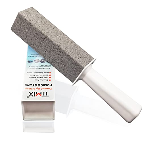 Pumice Stone for Toilet Cleaning, Pumice Stones Brush with Handle and Holder ...