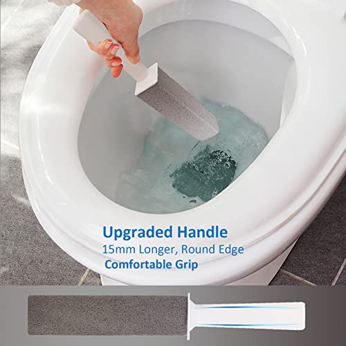 Pumice Stone for Toilet Cleaning, Pumice Stones Brush with Handle and Holder ...