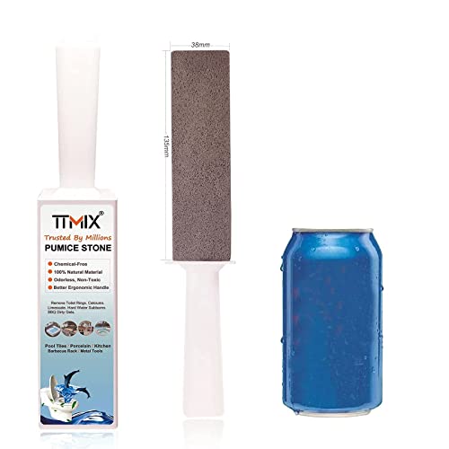 Pumice Stone for Toilet Cleaning, Pumice Stones Brush with Handle and Holder ...