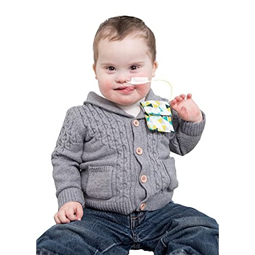 Tubie Pockets Feeding Tube NG NJ Securing Holder Pouch Dinosaur & Truck Theme...