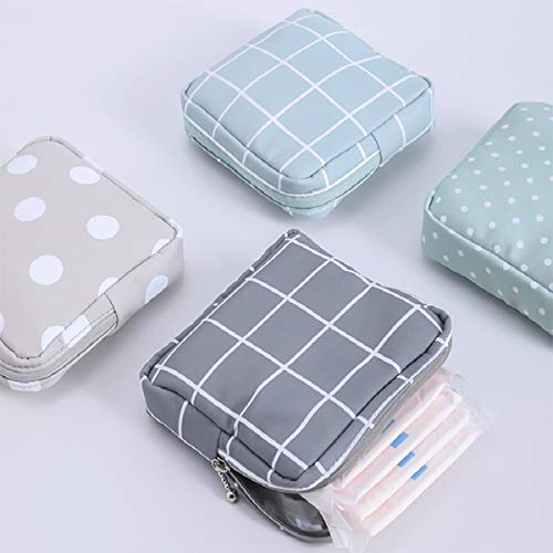 Sanitary Napkin Storage Bag,2pcs Menstrual Cup Pouch,Cotton Cloth Portable Sa...